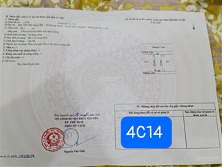 Chính chủ gửi bán lô đất 92mv tại tđc khu c  bắc sông cấm. giá 6t