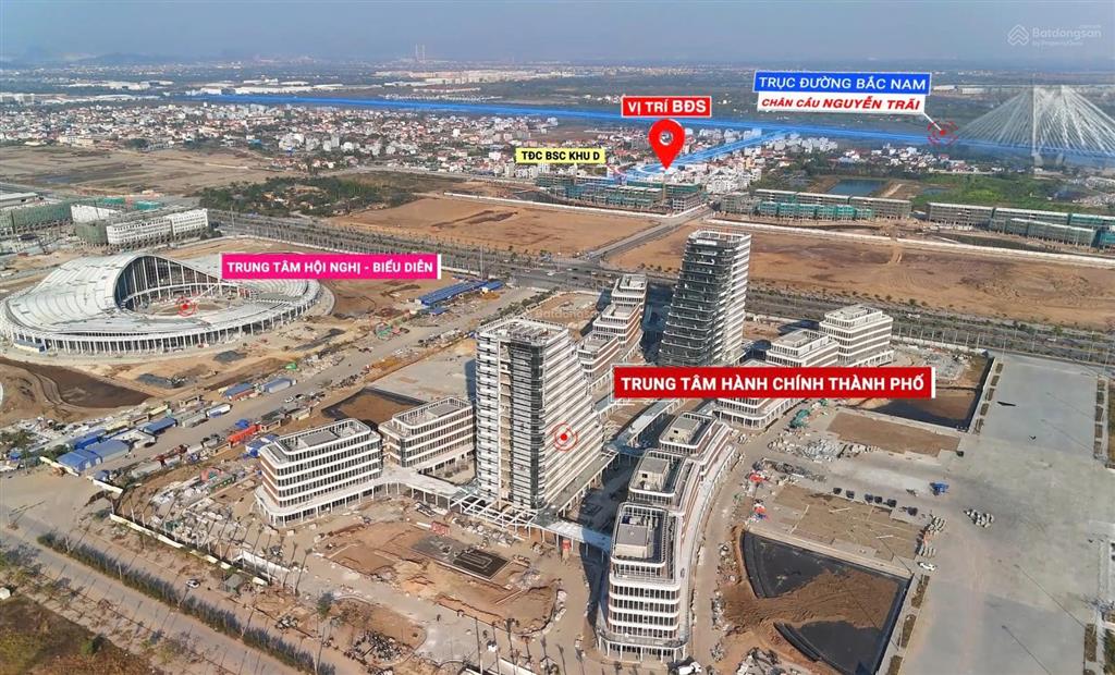 Bán lô góc 3 mặt siêu vip tại khu d  bắc sông cấm ngay sát đại đô thị bạch đằng