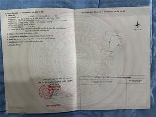 Bán nhanh  góc 2 mặt tiền đường 10m5 + 7m5  hoà minh  giá đầu tư