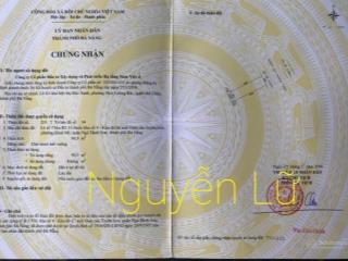 Cặp đất vàng nam việt á | mt nguyễn lữ (7,5m) | 180m² | xây villa & căn hộ | 20 tỷ tl