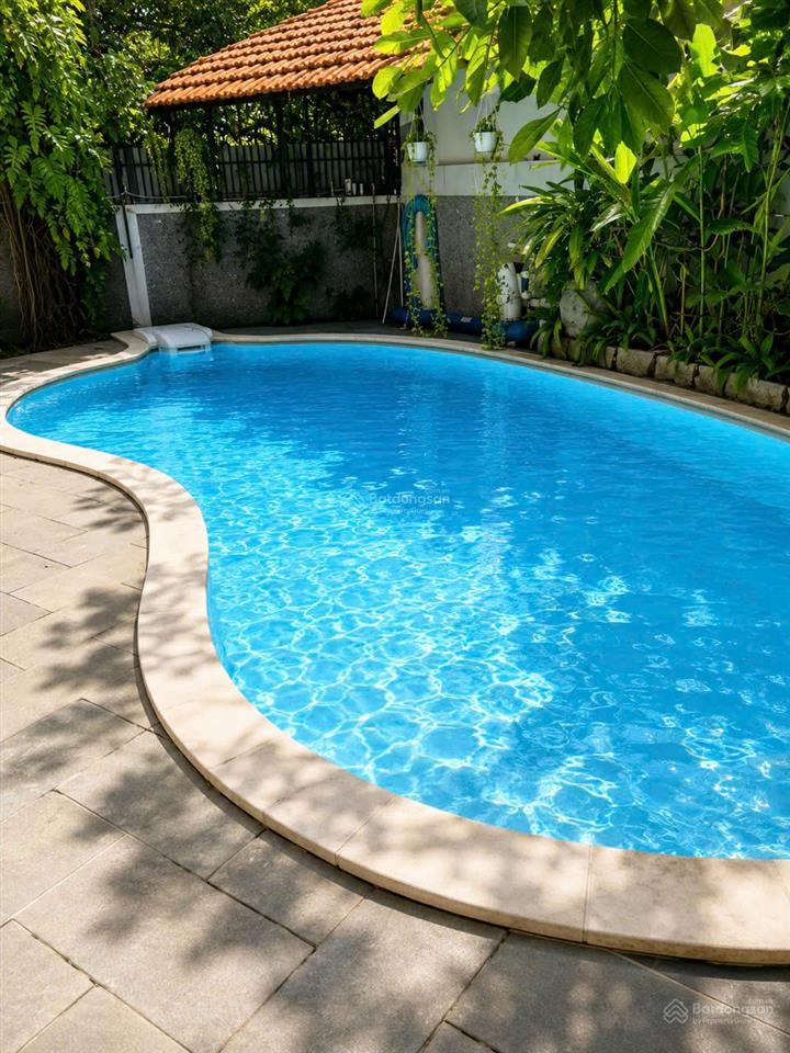 Giảm 50 tỷ, bán biệt thự hồ bơi compound nguyễn văn hưởng, thảo điền. 10mx33m. 3 tầng  176triệu/m2