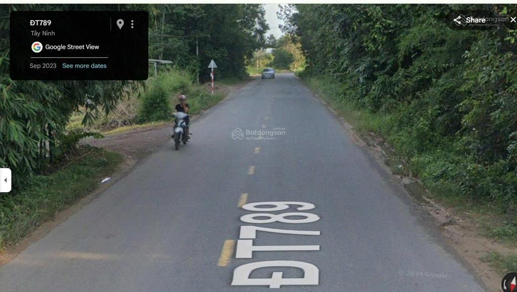 Bán đất 2 mặt tiền hiếm có đường đt 789, bến củi, tây ninh, gần sân bay, kcn, hồ dầu tiếng