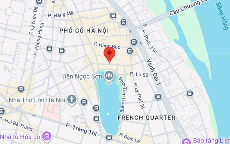 Siêu phẩm cho thuê nhà mặt phố cầu gỗ  hoàn kiếm, diện tích 50m2, mặt tiền 4m, giá 60 triệu