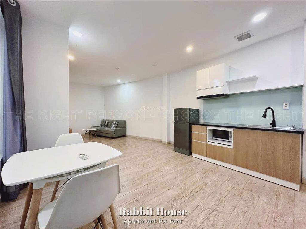 Cho thuê căn hộ 1 phòng ngủ sân vườn gần nhà thờ tân định, hồ con rùa, quận 3