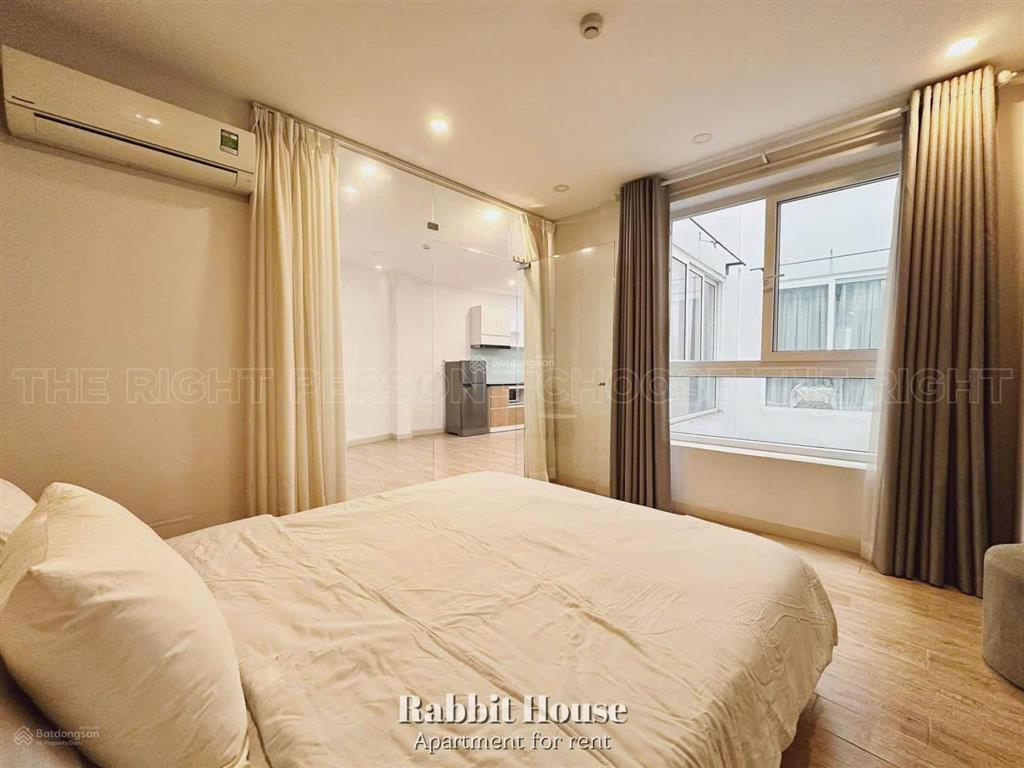 Cho thuê căn hộ 1 phòng ngủ sân vườn gần nhà thờ tân định, hồ con rùa, quận 3