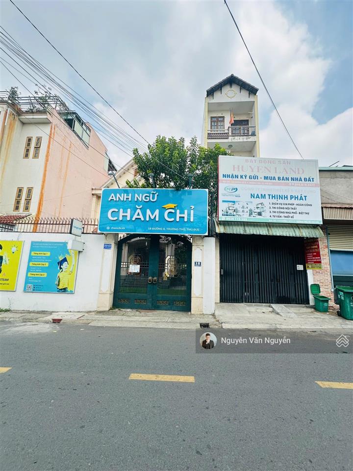 Bán chdv 4 lầu mặt tiền đường số 8 p. trường thọ  cách đặng văn bi 200m. cạnh metro, vành đai 2