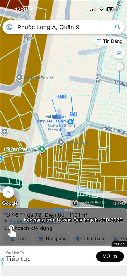 Đầu tư! 1000m² full thổ mặt tiền đường đối diện the global city. đất nở hậu cực đẹp. giá tốt