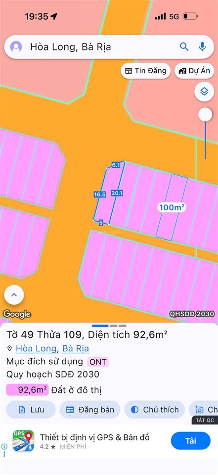 Bán lô góc khu dân cư lan anh 5, vị trí đẹp gần khu công nghiệp, tiện ích xung quanh