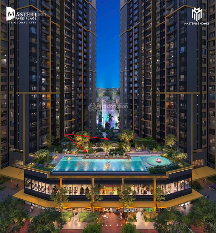 Bán cc the global city, giá ưu đãi 8,7 tỷ, diện tích 80m2, view nhạc nước