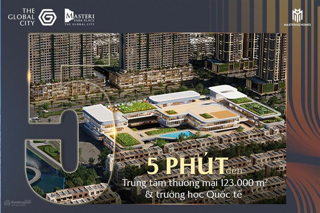 Bán cc the global city, giá ưu đãi 8,7 tỷ, diện tích 80m2, view nhạc nước