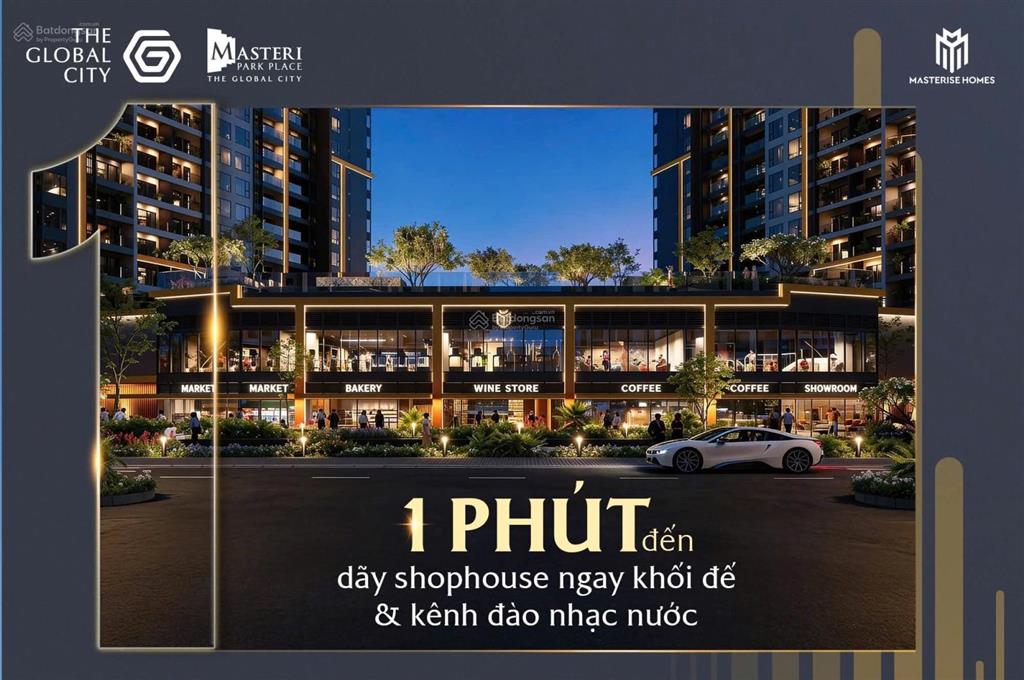 Bán cc the global city, giá ưu đãi 8,7 tỷ, diện tích 80m2, view nhạc nước