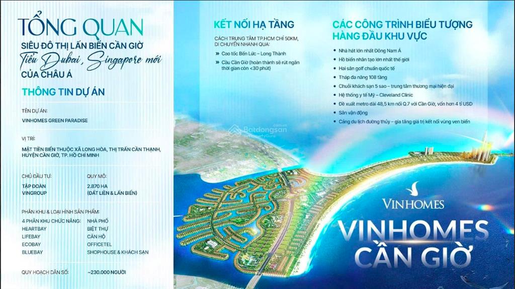 Bán biệt thự song lập  da vinhomes paradise cần giờ có bãi tắm riêng sau nhà tt 30% nhận nhà