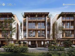 Bán biệt thự sola khu compound tiếp giáp 3 mặt sông liền kề thủ thiêm  vị trí không thể nhân bản.