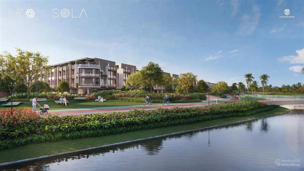 Bán cặp song lập tại bán đảo sola tại da global  khu compound khép kín 3 mặt sông  giá bán 126 tỷ