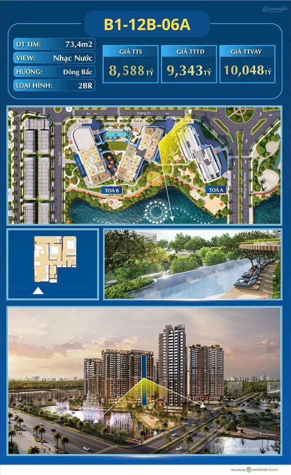 Chính chủ ký gửi bán lại căn 2pn  ct4  global city giá 8,5 tỷ phí mg 4% + thưởng nóng
