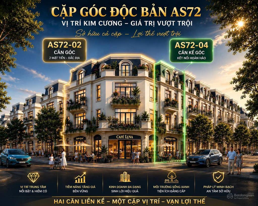 Bán cặp siêu phẩm đẹp vinhomes saigon park  as72 căn góc & kế góc  tt chỉ 30%