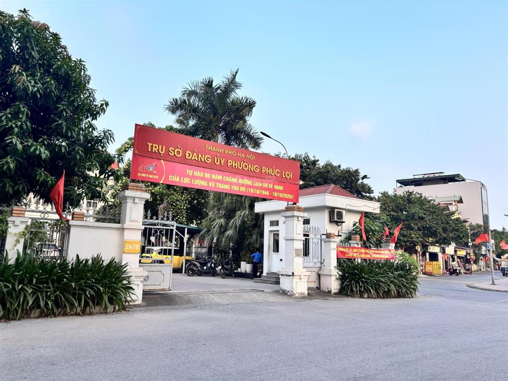 Vip hiếm chỉ 4.6 tỷ mua được mảnh đất đẹp gần 40m2 ngõ 3m ngay hồ phúc đồng gần phố nguyễn lam