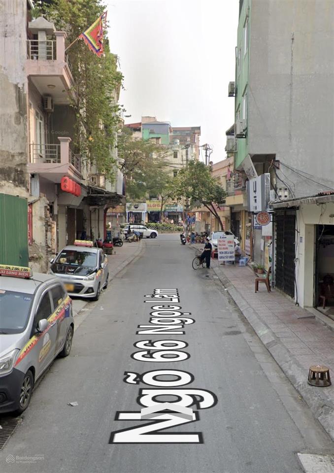 Bán mảnh đất đẹp mặt ngõ 66 ngay phố ngọc lâm đường vỉa hè thông ô tô tránh nhau 116m2 giá 250tr/m2