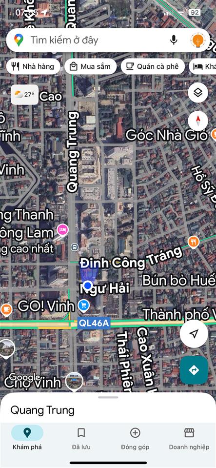 Siêu phẩm quang trung tower kề bên vincom vinh