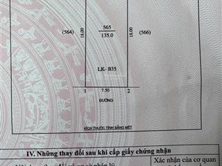 Bán đất khối 9, quán bàu hướng nam mát mẻ nhìn vào dãy biệt thự