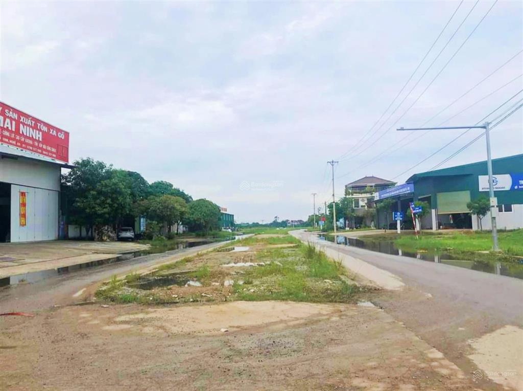 Đất mặt đường lê ninh (41m) tiềm năng kinh doanh cho thuê kho xưởng và vận tải