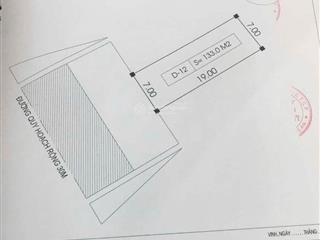 Bán đất mặt đường 30m golden city 6a diện tích 133m2 (7x19m) đường rải thảm 30m siêu đẹp