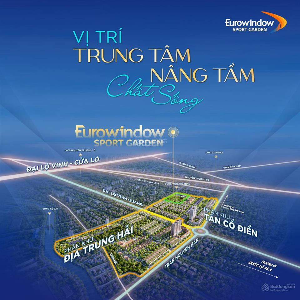 Mở bán golden townhouse phân khu địa trung hải thuộc eurowindow sport garden