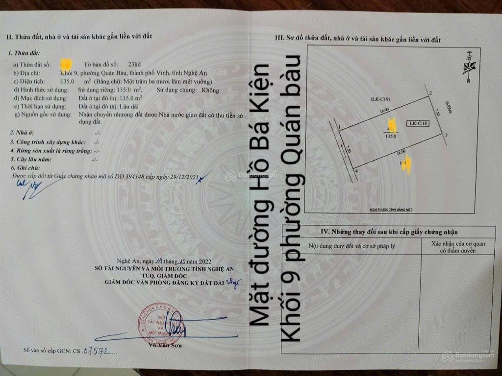 Bán đất kinh doanh mặt đường hồ bá kiện 24m, nơi kinh doanh mua bán sầm uất phường quán bàu