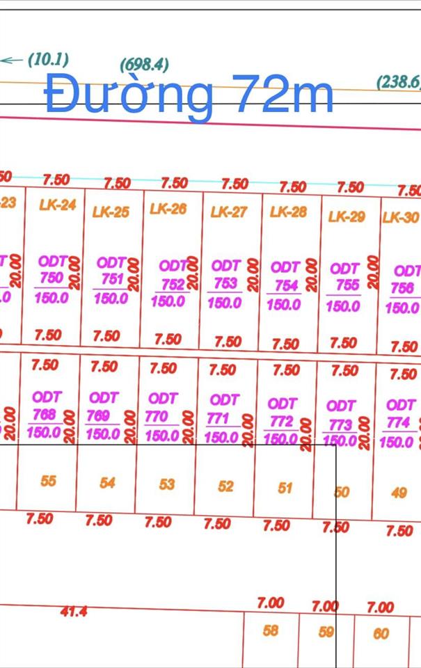 Bán đất mặt đường 72m quán bàu khối 7 kinh doanh tốt vỉa hè rộng giá hời khu vực đáng để đầu tư