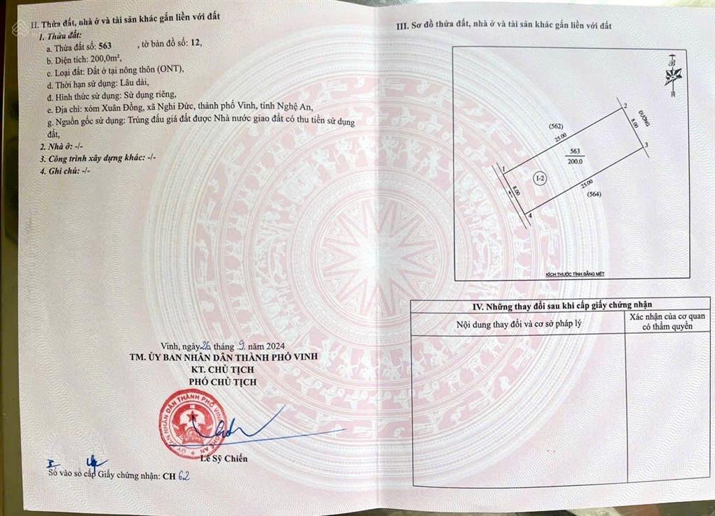 Bán đất lối 2 đường 35m khu quy hoạch xuân đồng, nghi đức gần ngay đường 72m