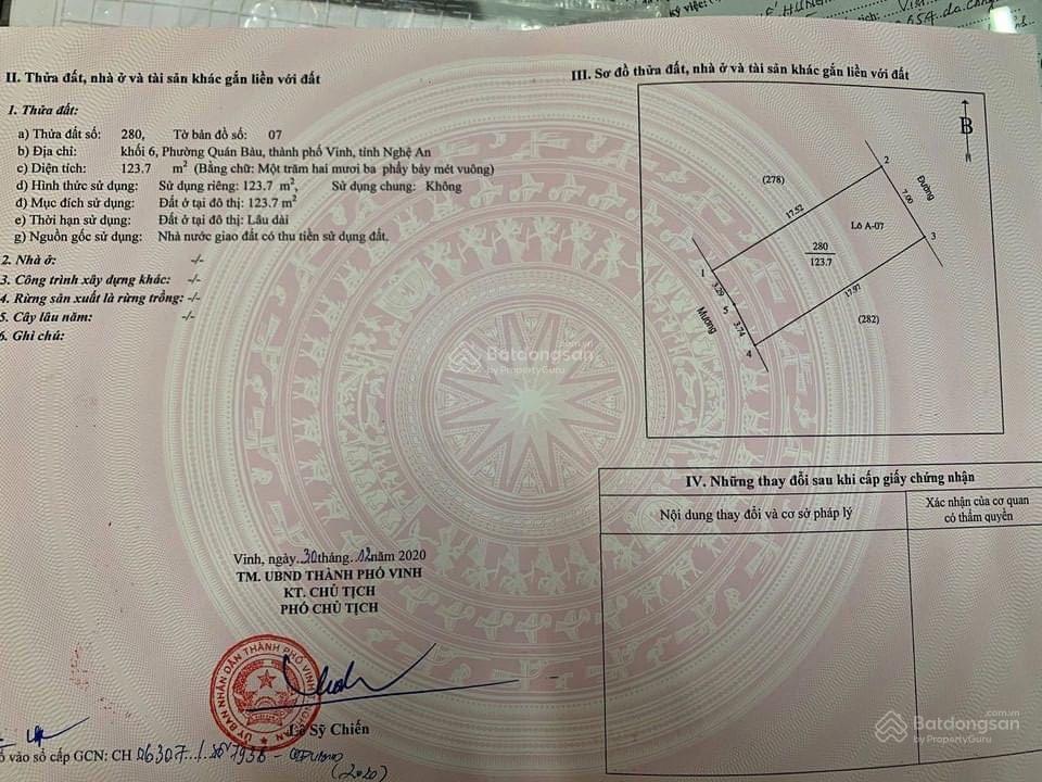 Bán đất đấu giá khối 6 quán bàu sổ đỏ chính chủ gần mai hắc đế và ngô gia tự