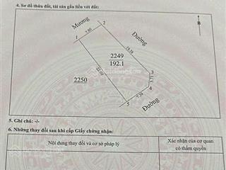 Bán lô góc đẹp khu đấu giá bàu thiếp, hưng mỹ