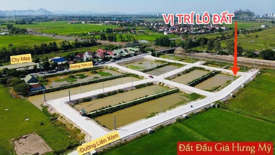 Bán lô góc đẹp khu đấu giá bàu thiếp, hưng mỹ