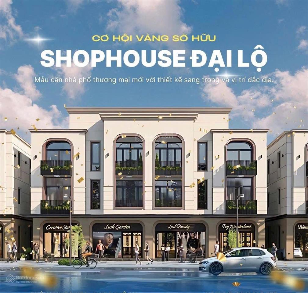 Shophouse đại lộ hòa bình trục kinh doanh 40m vsip nghệ an giá chỉ 8,x tỷ