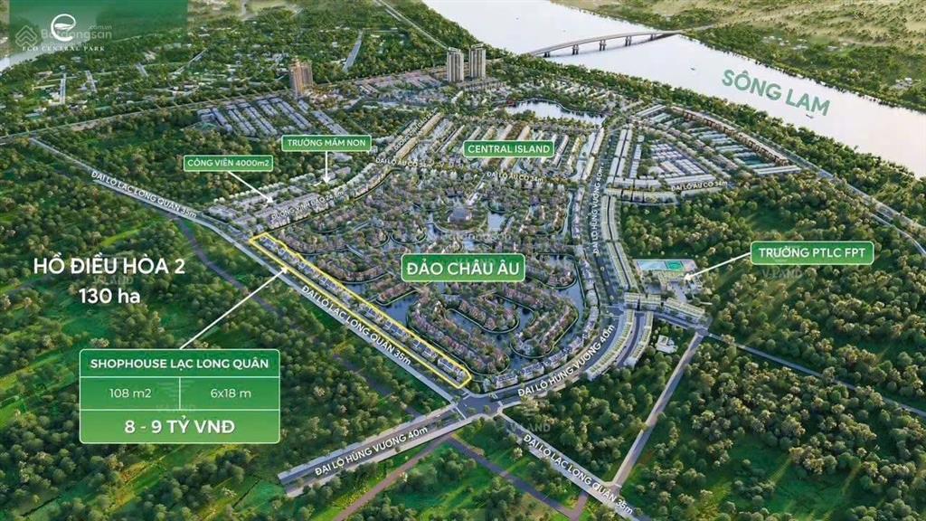 Shophouse lạc long quân giá chỉ từ 8 tỷ? cơ hội đầu tư không nên bỏ lỡ!