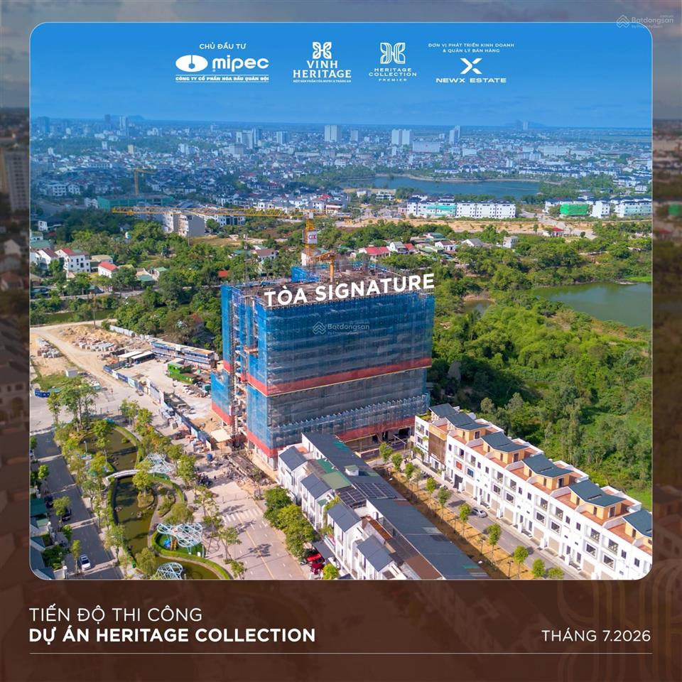 Căn hộ 3pn siêu hot vinh heritage trung tâm tp vinh giá tốt