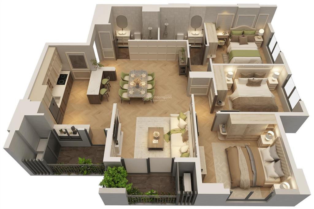 Căn hộ 3pn siêu hot vinh heritage trung tâm tp vinh giá tốt