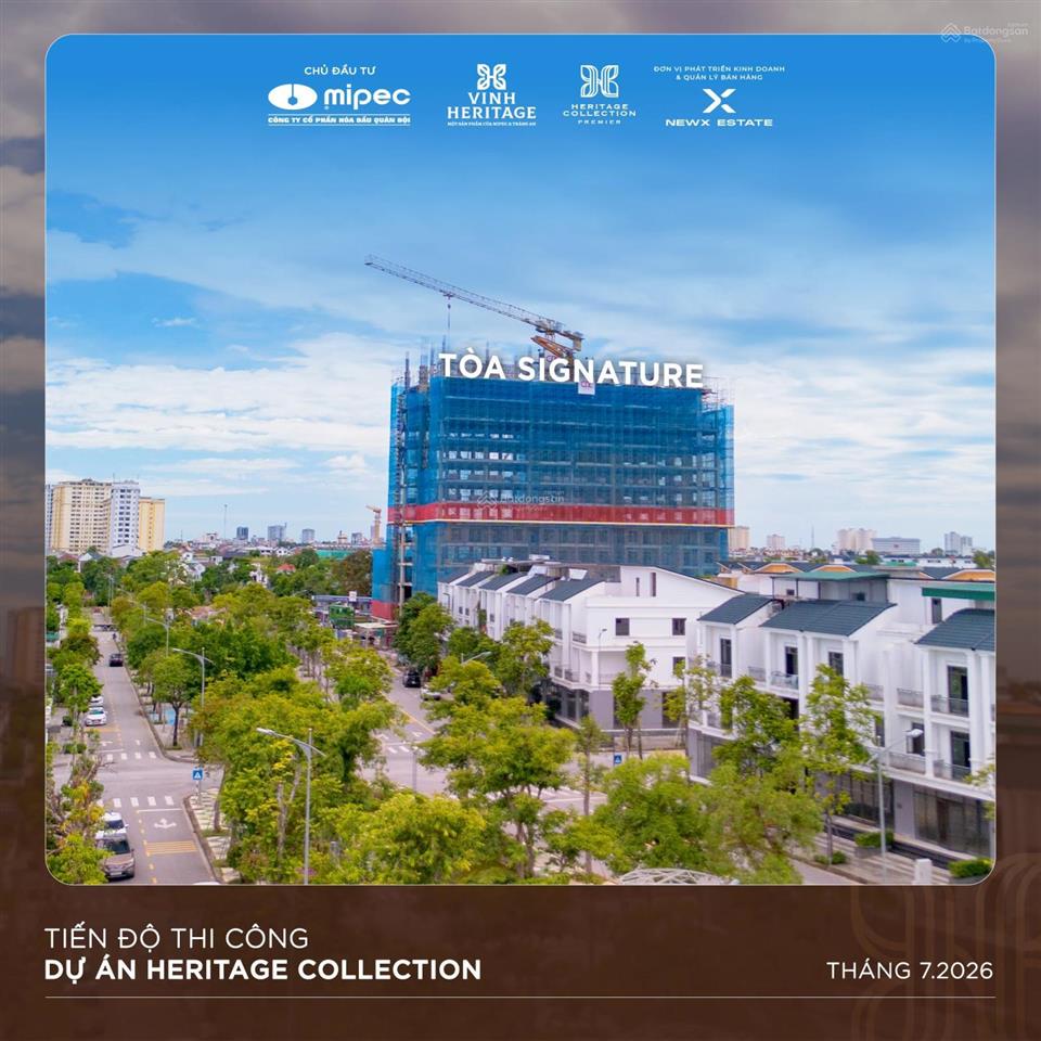 Căn hộ 3pn siêu hot vinh heritage trung tâm tp vinh giá tốt