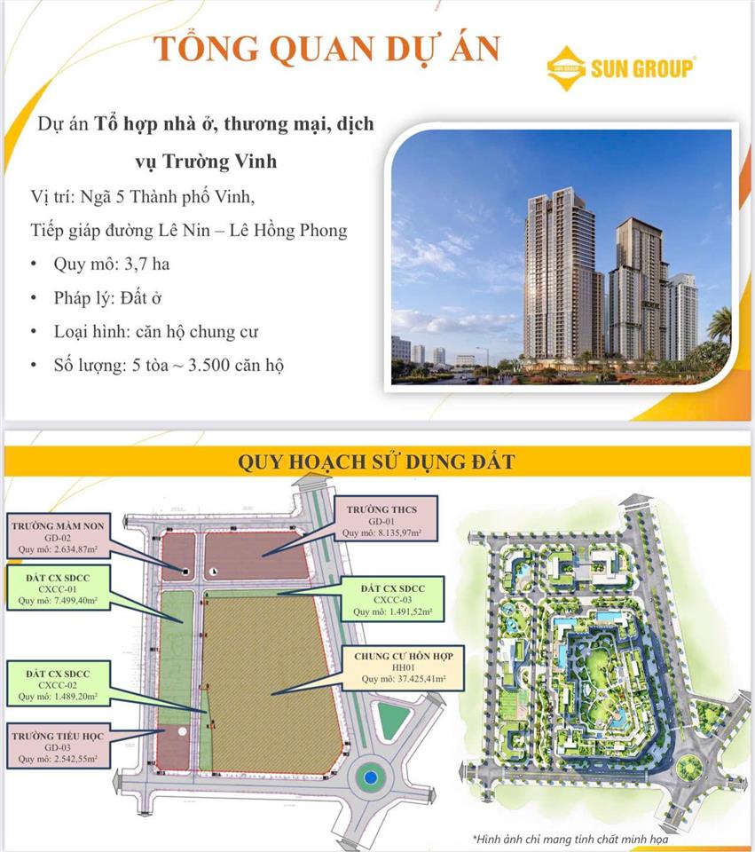 Ra mắt chung cư cao cấp của sun glory residence với nhiều tiện ích cao cấp lần đầu tại vinh