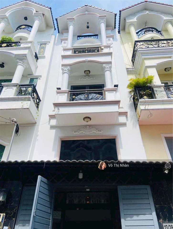 Nhà 4 tầng lầu hẻm 6m  khu nhà phố đồng bộ  dân cư văn minh  gần hiệp bình  giá 8.8 tỷ