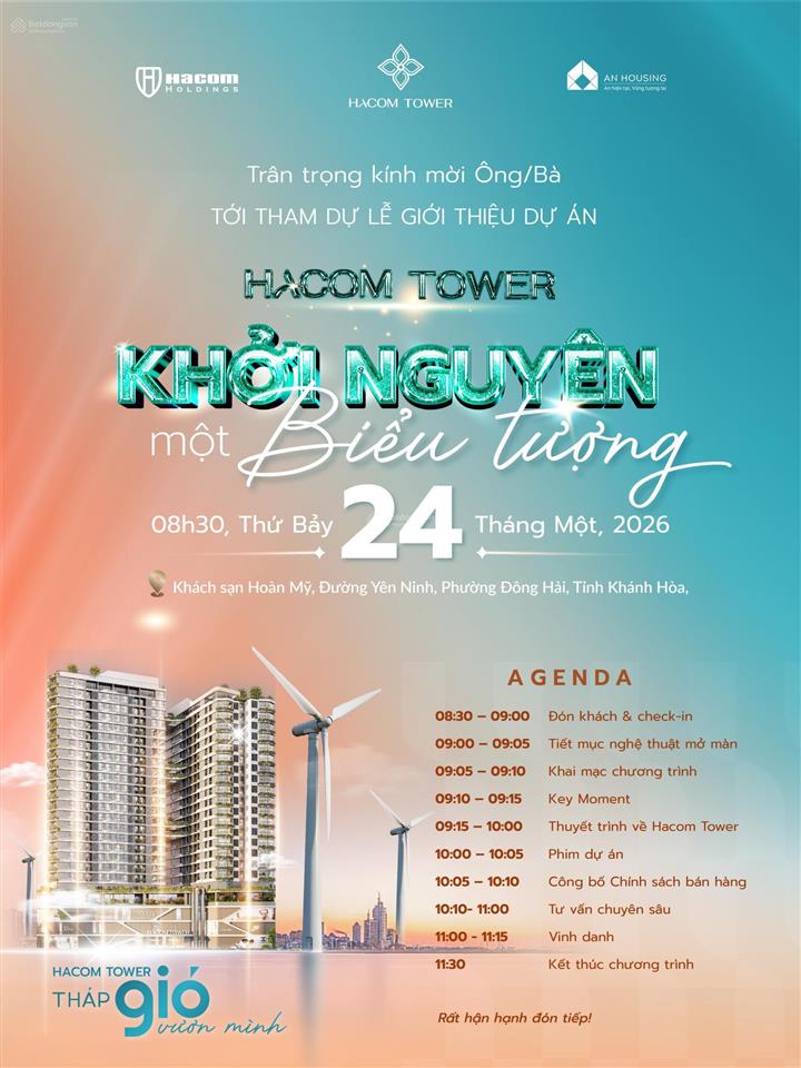 Hacom tower  toà tháp căn hộ sở hữu lâu dài đầu tiên tại phan rang sắp mở bán!