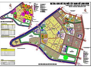 Bán đất tây nam, linh đàm dt 90m2, giá 130tr/m2  0945 843 ***