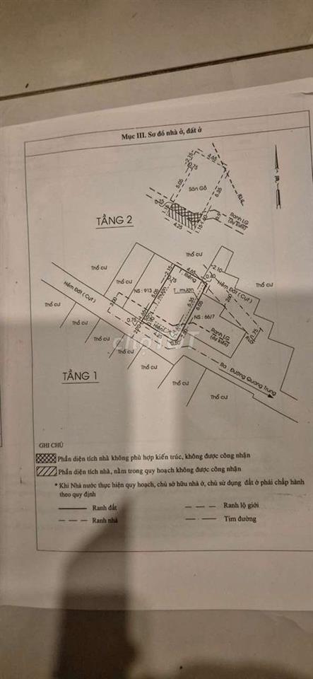 cần bán nhà chính chủ phường 8, sát mercedez quang trung