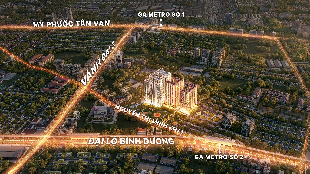 Quỹ căn Stu-2PN-3PN Monrei Sài Gòn - Trả 235 Triệu (15%) HTLS 0% ân hạn nợ gốc 5 năm