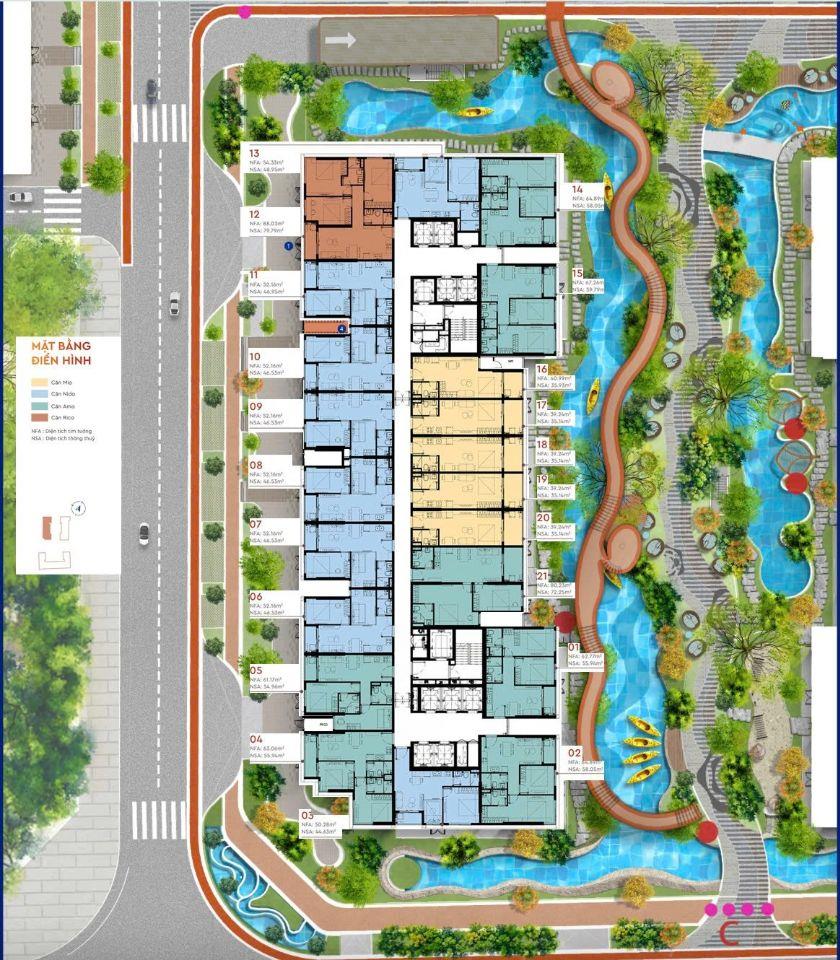 Bán Studio 35m2 Monrei Sài Gòn view bể bơi. Giá 1.950 tỷ HTLS 0%