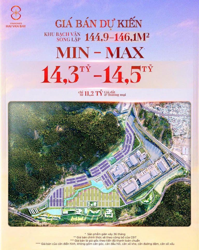 Bán nhà phố dự án làng vân đà nẵng giá chỉ từ 5ty2/căn thanh toán giãn 36 tháng 