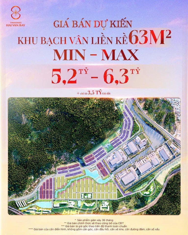 Bán nhà phố dự án làng vân đà nẵng giá chỉ từ 5ty2/căn thanh toán giãn 36 tháng 