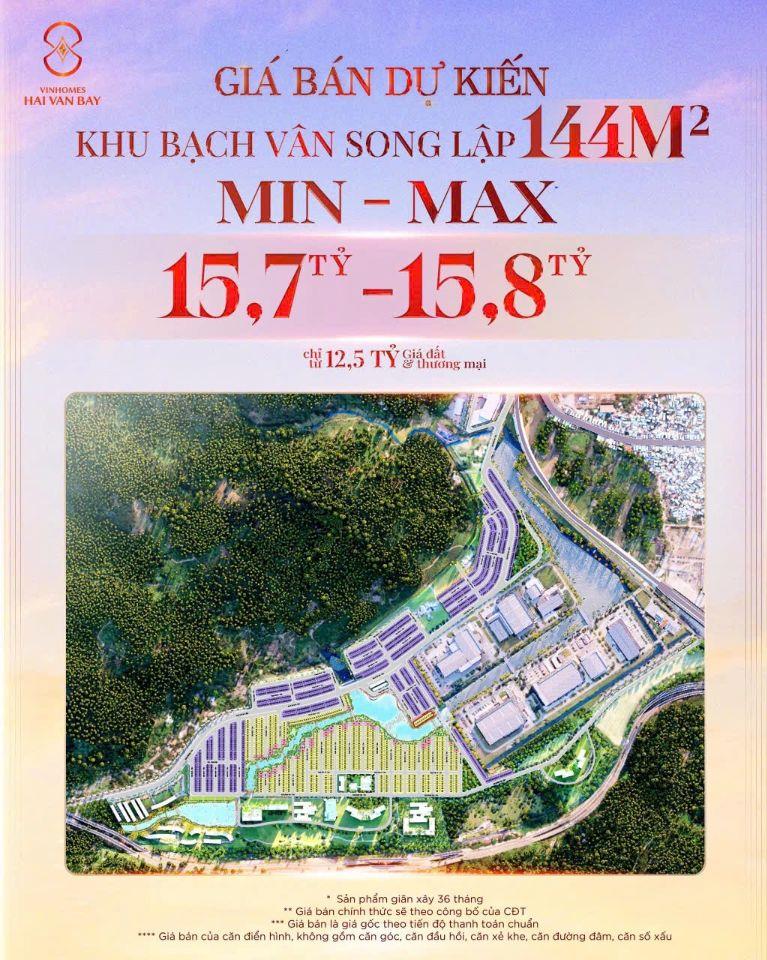 Bán nhà phố dự án làng vân đà nẵng giá chỉ từ 5ty2/căn thanh toán giãn 36 tháng 
