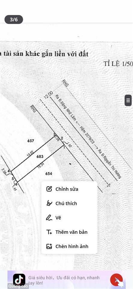 Bán lô đất 4x19, thị trấn nhà bè, đường 12m, sổ hồng, xd ngay