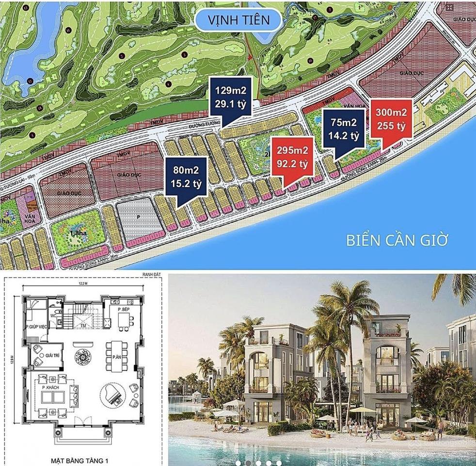 Bán nhà phố vịnh tiên 75m2. 4 tầng, hoàn thiện thiện ngoài, giá đầu tư chỉ 5 tỷ